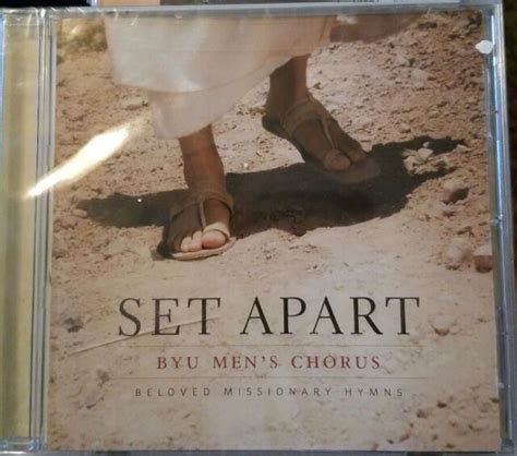 Set Apart Byu Mens Chorus Beloved Missionary Hymns 2013 For Sale Online Ebay