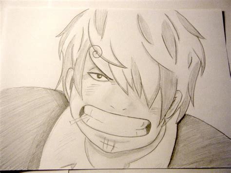 Angry Sanji Drawing One Piece By Lemon Yelloww On Deviantart