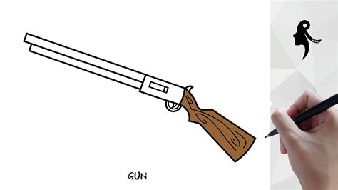 The lines of the initial stages should be very light. HOW TO DRAW A GUN IN EASY STEPS - YouTube