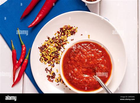 Hot Chilli Pepper Sauce Paste Harissa Traditional Tunisia Moroccan