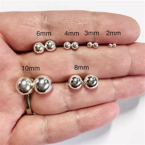 Women Sterling Silver Earrings Hollow 10 Mm 10 Mm Button Earrings Jewelry Jewelry Jp