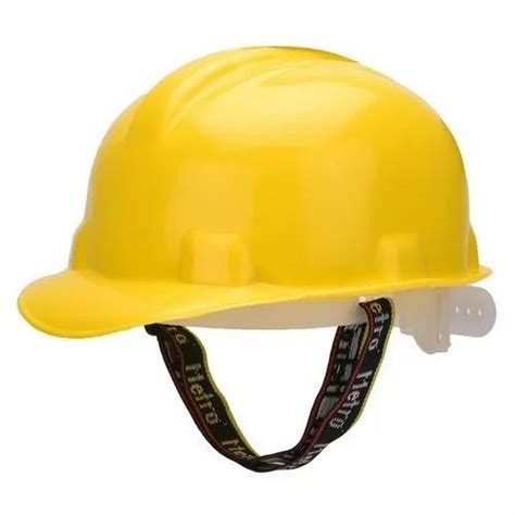 Yellow Plastic Safety Helmet For Construction At Rs 42piece In Noida