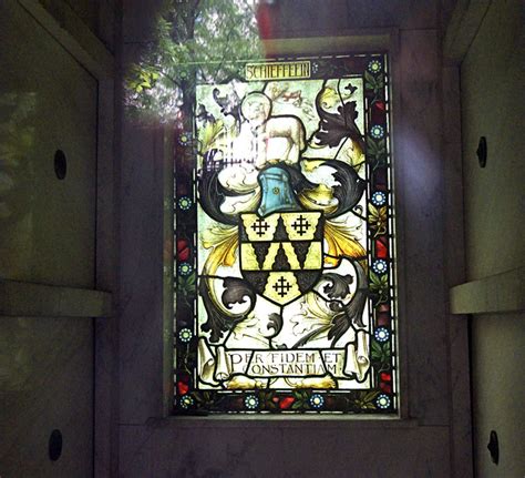 Already have a family crest? Stained Glass with Schieffelin Family Crest, Trinity Churc ...