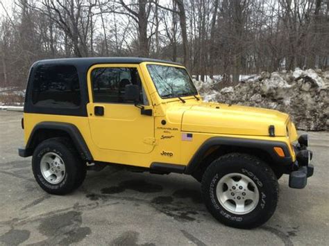 2001 jeep wrangler sport review. Sell used 2001 JEEP WRANGLER SPORT *HARD TOP * 4X4 * EXTRA ...