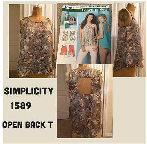 Simplicity Misses Tops 1589 Pattern Review By Mchinadoll