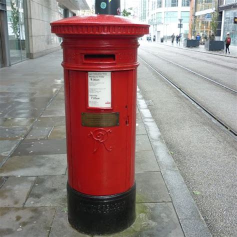 The Undamaged Red Post Box Manchester England Atlas Obscura