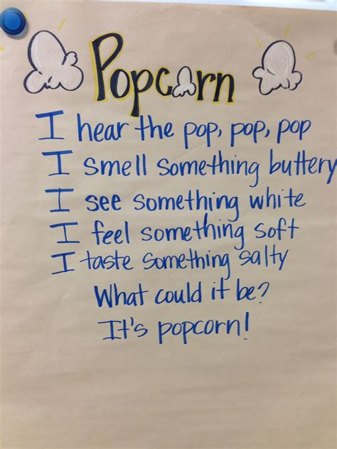 Sensory Poetry Rowdy In First Grade