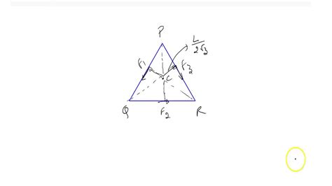 Pqr Is A Rigid Equilateral Triangle Frame Of A Side Length L