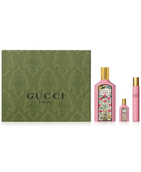 Gucci Flora Gorgeous Gardenia Piece Gift Set Eau De Parfum For Women