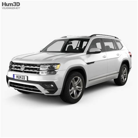 Compare pricing and find your nearest dealership. Volkswagen Atlas R-Line 2017 3D model - Vehicles on Hum3D