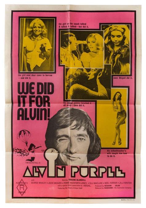 Australian Classics Of The 1970s Alvin Purple 1973 One Sheet Movie Posters And Daybills