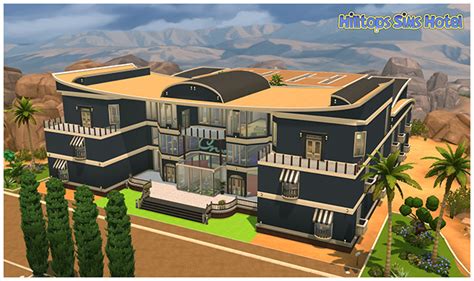 Hilltops Sims Hotel By Sim4fun At Sims Fans Sims 4 Updates