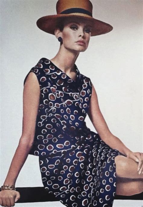 1964 Jean Shrimpton Photographed By David Bailey In Vogue Uk Feburary