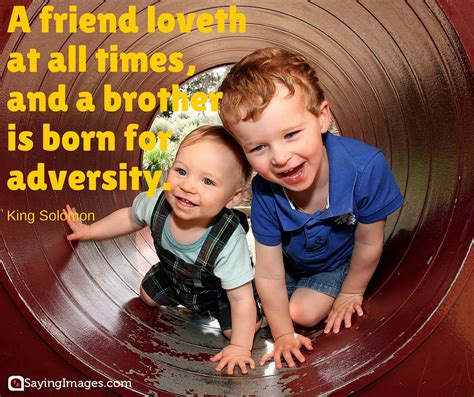 3 i grew up with six brothers. 22 Brother Quotes On Unbreakable Bonds | SayingImages.com