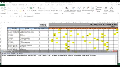 Plantilla Plan De Trabajo Excel Usan
