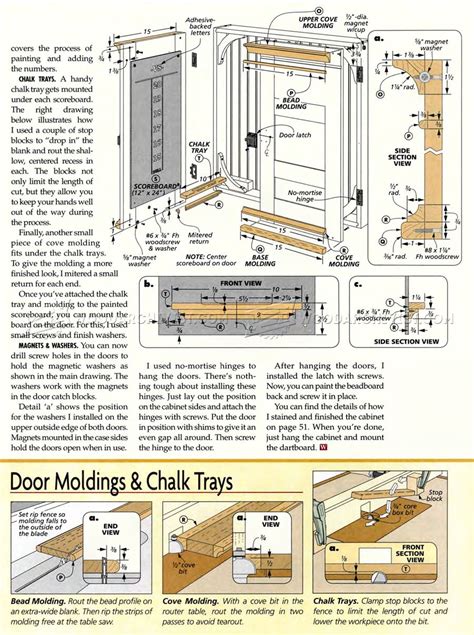 Dartboard Cabinet Plans • WoodArchivist