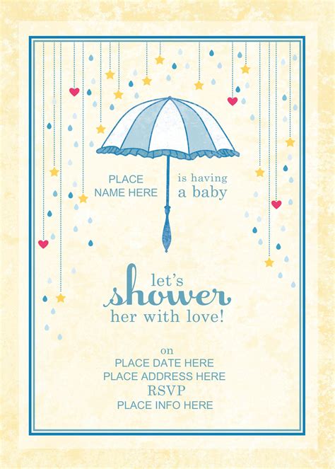 baby shower invite template baby shower invitation