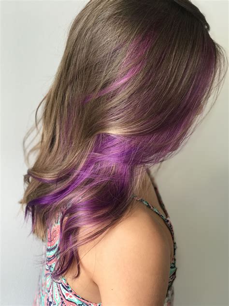 Trendy Purple Hair Color For Kids