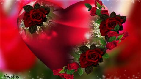 Love Roses And Hearts Wallpapers Wallpaper Cave