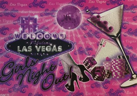 Las Vegas Girls Night Out Pink Postcard Direct Order Center