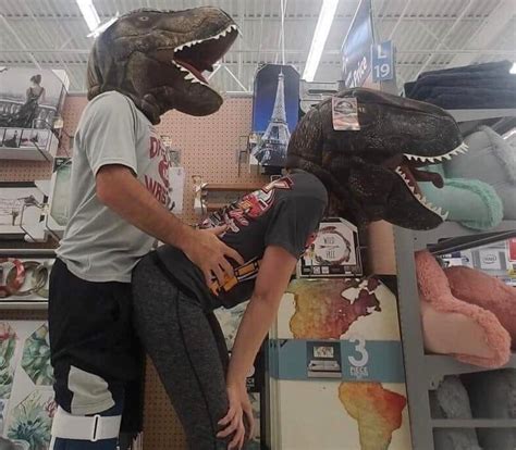 Two Dinosaurs Having Sex In Walmart Rnojumper