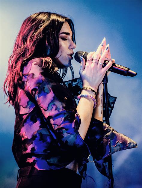 Dua Lipa Source Dua Lipa Performing At Music For Life In Belgium