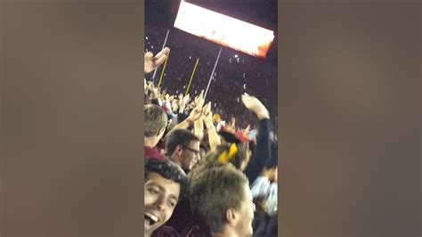 Fans Storm The Field After Usc Beats Stanford 2013 Youtube