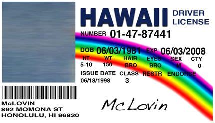 The id from superbad mclovin. Make Your Own Superbad McLovin ID | Libros, Pelis