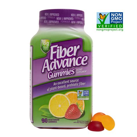 Fiber Advance Daily Fiber Gummies 90 Ct