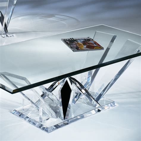 Diamond Cut Coffee Table Base Acrylic Coffee Tables Acrylic Furniture