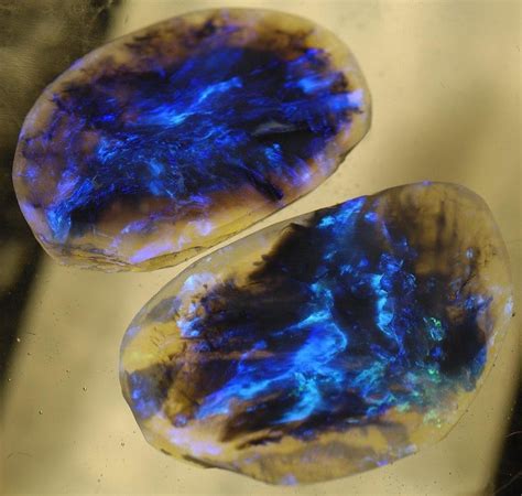 The Twin Galaxy Stones Are Stunning Black Opals From Australia Most