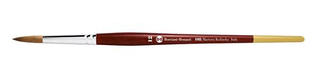 Series 105 Round Brush With Kolinsky Sable Hair And Short Handle