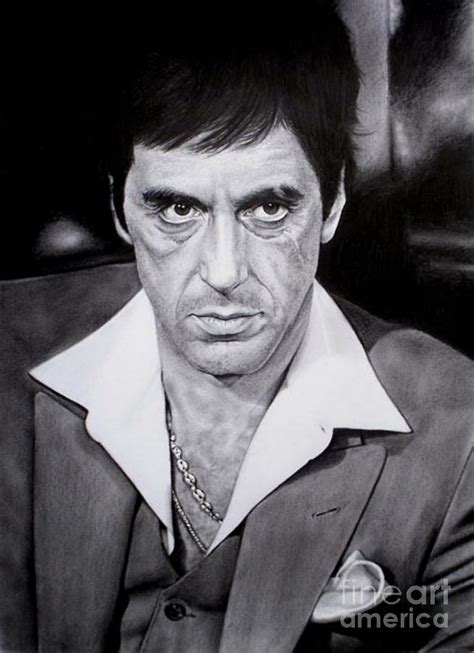 Scarface Drawing By Blackwater Studio
