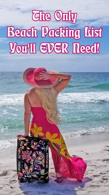 Beach Items The Only Beach Vacation Packing List Youll Ever Need
