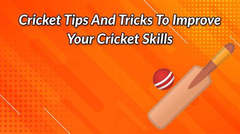 Cricket Tips And Tricks To Improve Your Cricket Skills Cbtf Tips