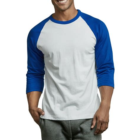 Blended Mens 34 Sleeve Baseball T Shirt Jersey Raglan Two Tone