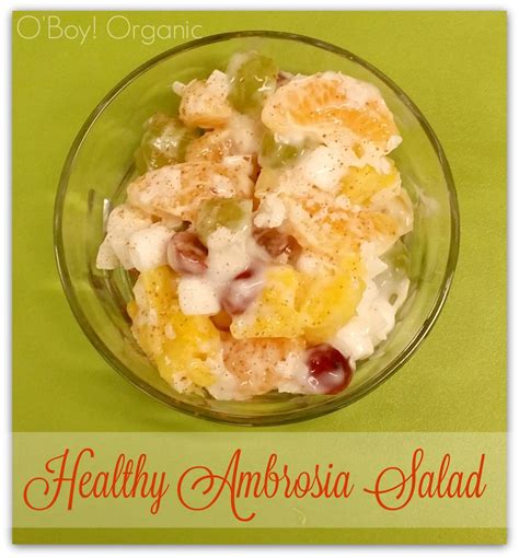 Directions in a large bowl, fold together cool whip and sour cream. Healthy Ambrosia Salad | Recipe | Ambrosia salad, Healthy, Eat