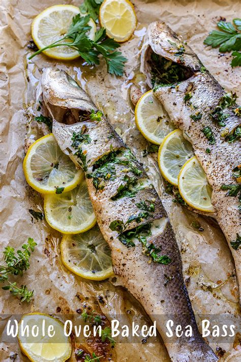 Whole Oven Baked Sea Bass Recipe Happy Foods Tube