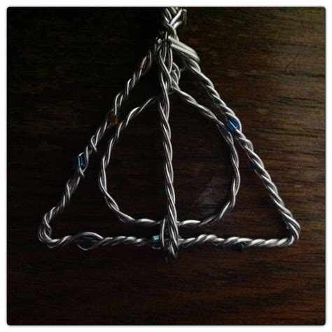 Beaded Deathly Hallows · How To Make A Wire Wrapped Pendant · Beadwork