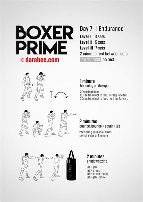 Boxer Prime 30 Day Fitness Program Mma Workout Fighter Workout