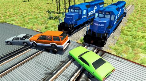 Train Crashes And Accidents 2 Beamng Drive Youtube