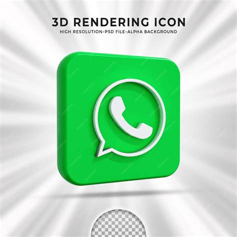 Premium Psd Whatsapp Glossy Logo And Social Media Icons