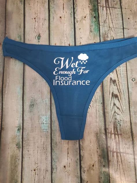 Naughty Valentines Thongs Naughty Thongs Wet Enough For Etsy