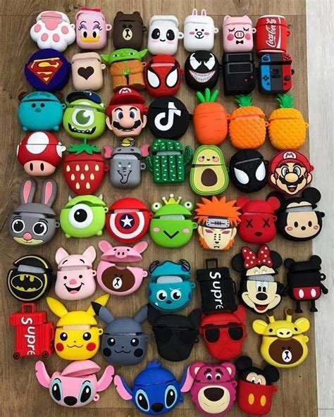 Rubbersilicone Airpods Airpods Pro Protection Cartoon Cases For