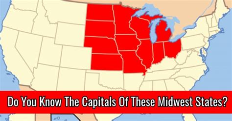 Do You Know The Capitals Of These Midwest States Quizpug