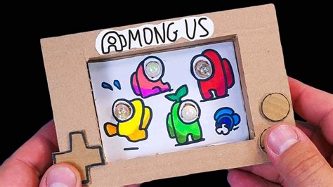 How To Make Among Us Game From Cardboard Anyone Can Make Fun Crafts