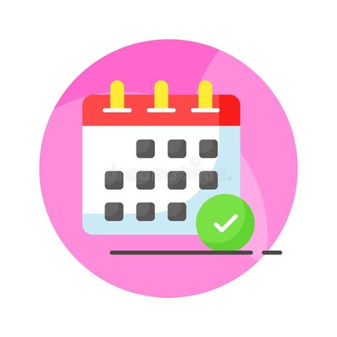 Get Hold This Catchy Vector Of Calendar Concept Icon Of Schedule Stock