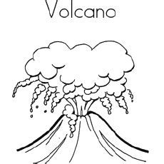 Free printable volcano coloring pages. Free Printable Volcano Coloring Pages For Kids | Volcano ...