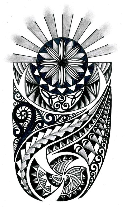 Hawaiian Tribal Patterns Tattoo Q Pattern Polynesian