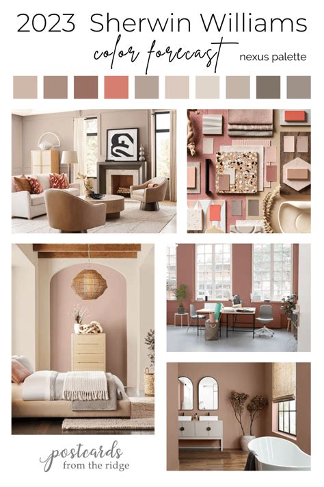 Sherwin Williams 2023 Paint Colors Postcards From The Ridge Paint